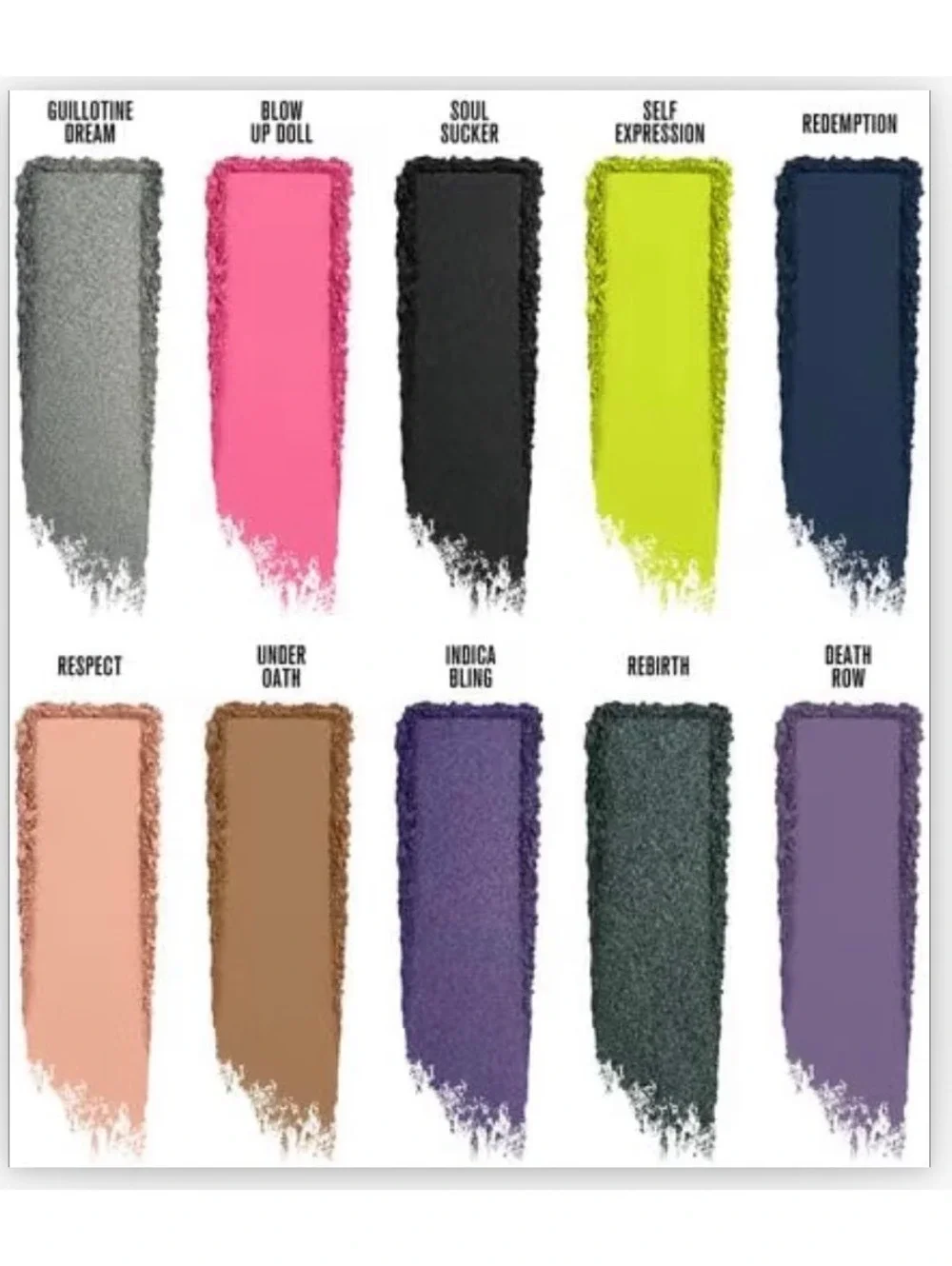 Jeffree Star Cosmetics Beauty Killer 2 Artistry Eyeshadow 10 Shade Palette